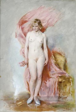 Klassischer Menschlicher Körper Werke - Nackt in einem Interieur Guillaume Seignac klassischen Akt